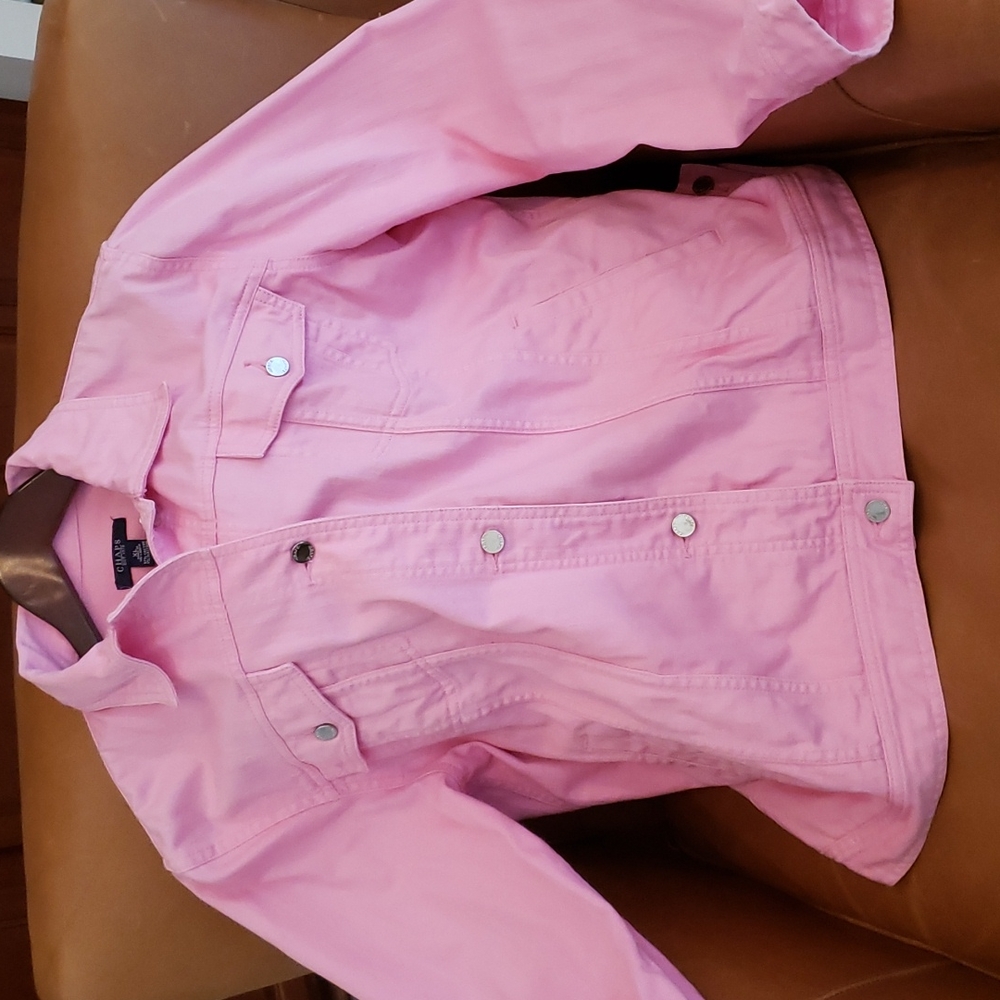 Chaps Pink Jean Jacket